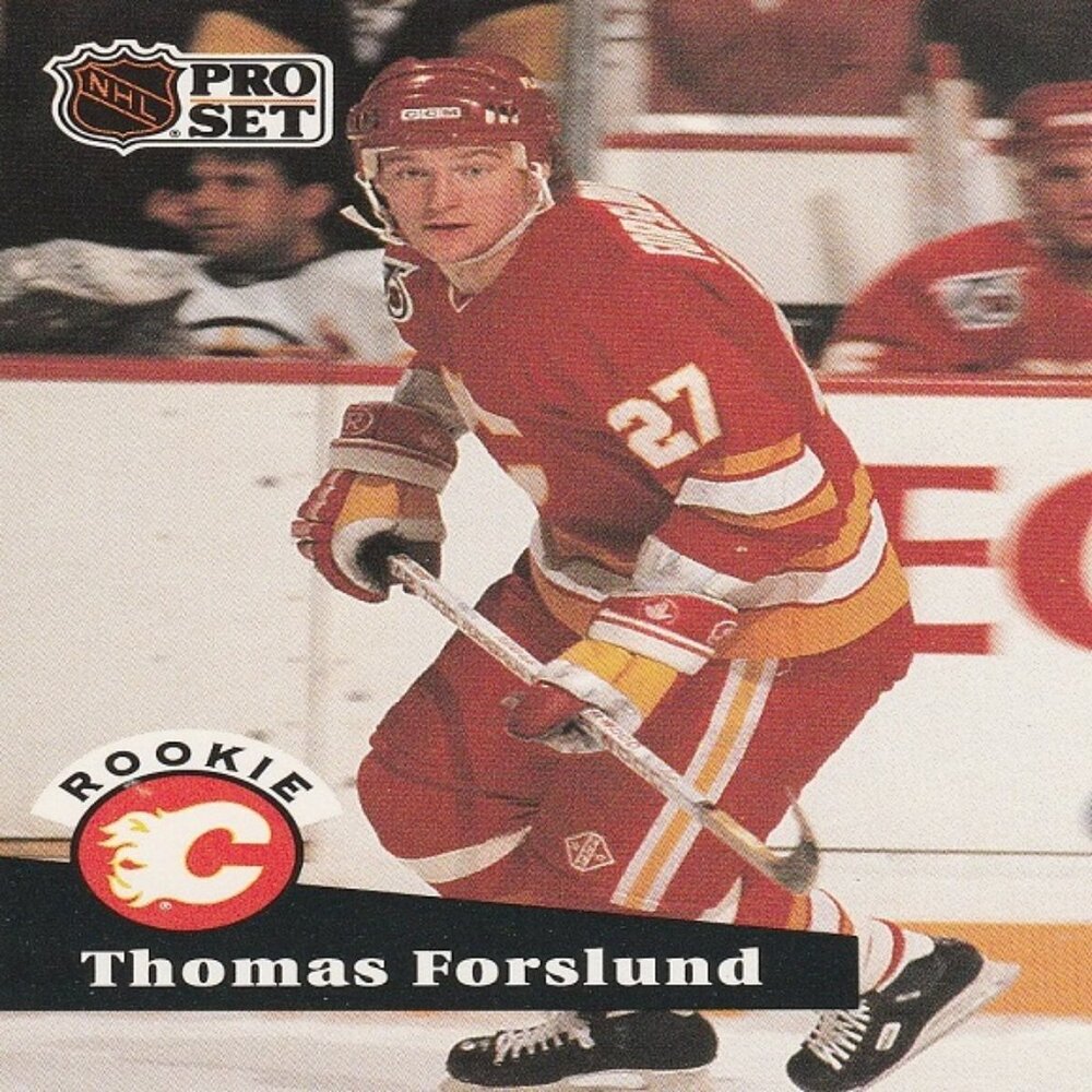 Thomas Forslund - 1991 Pro Set Rookie Card